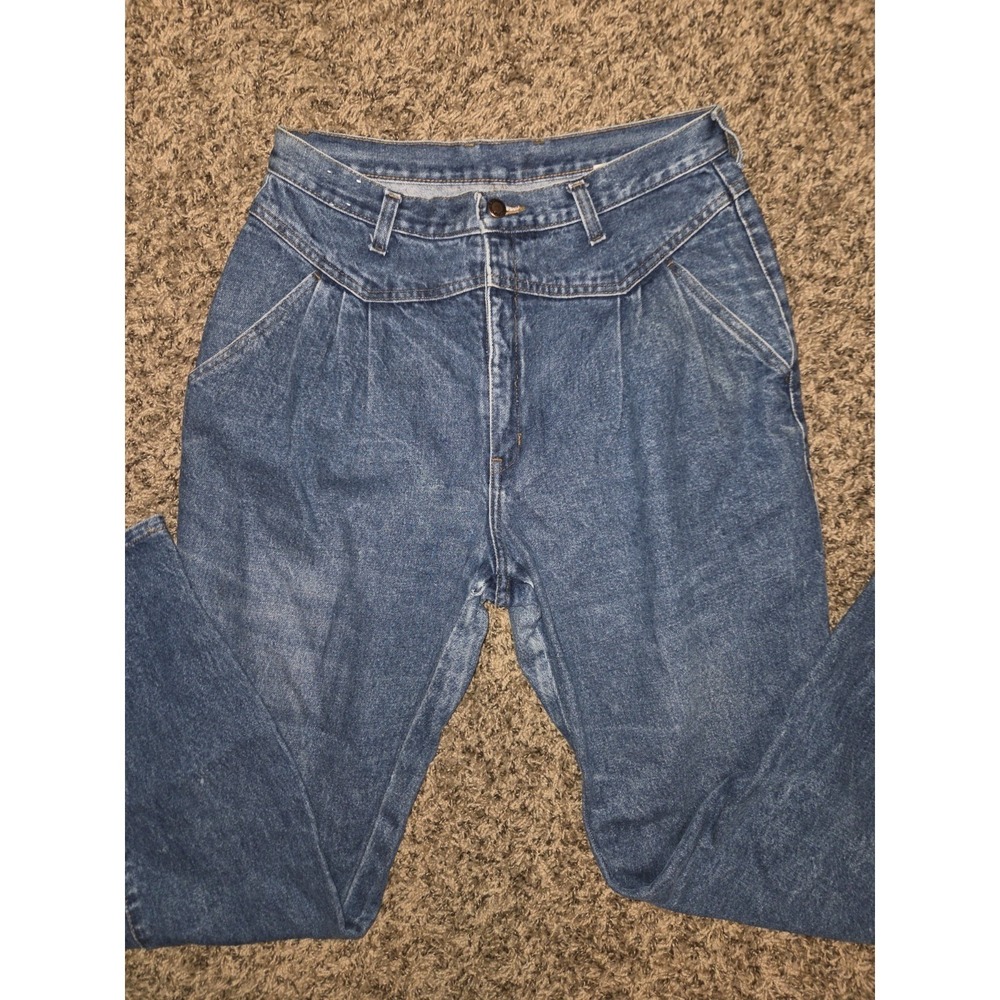 VTG 80s Jordache Trouser Mom Jeans Womens 18 Pleated High Waist Tapered Leg USA